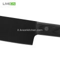 Coltello da cuoco in legno da cucina da 8 pollici nero